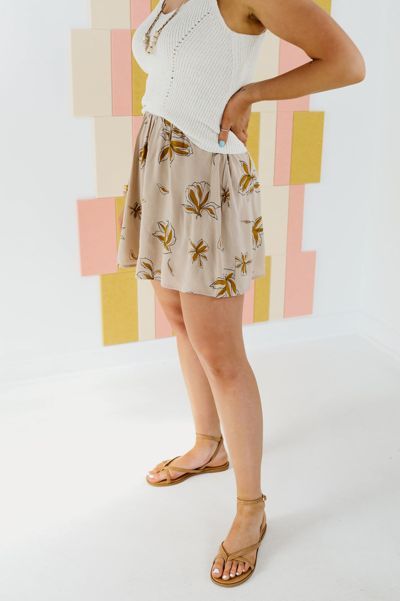 The Wishlist Kiara Floral Mini Skirt - FINAL SALE