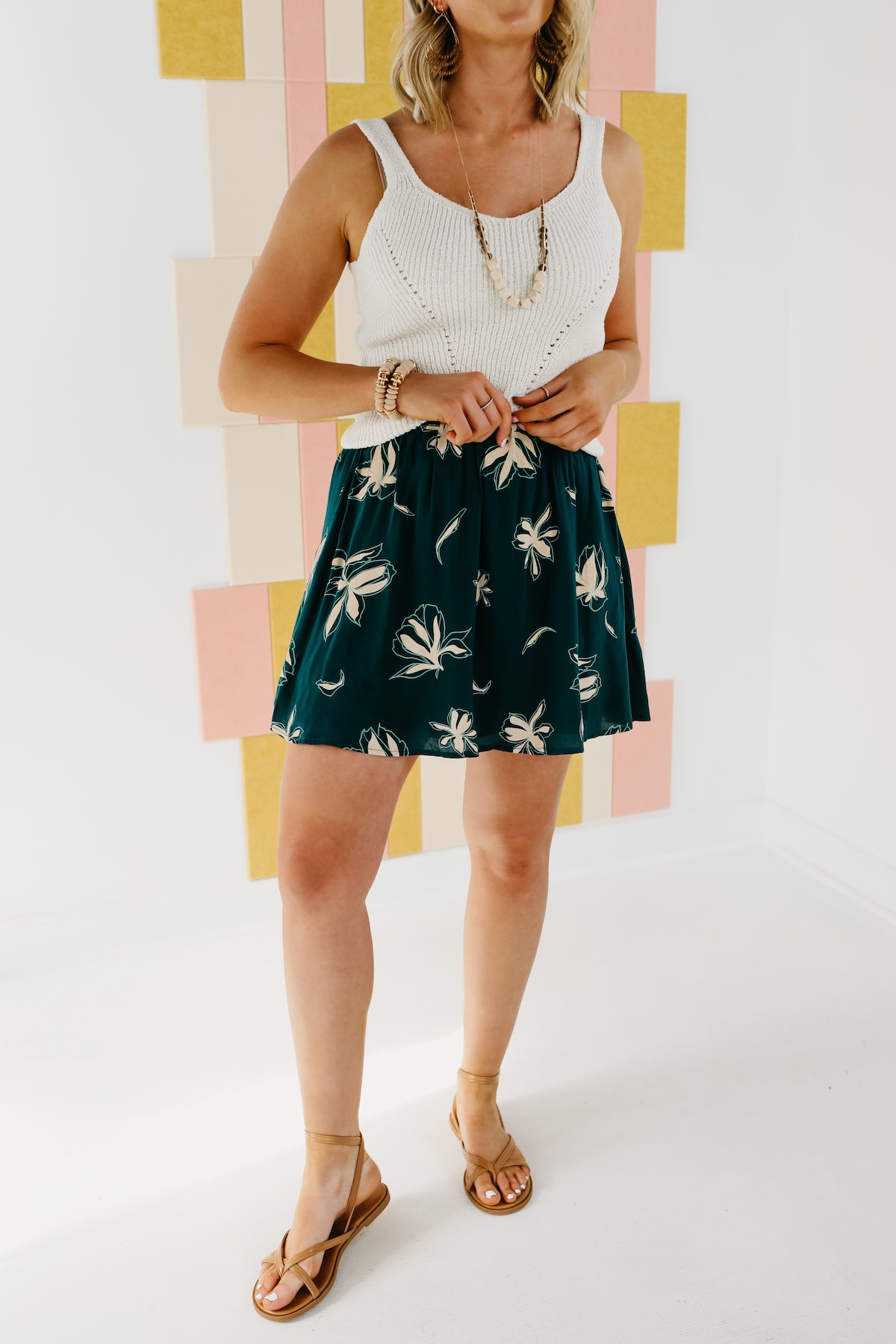 The Wishlist Kiara Floral Mini Skirt - FINAL SALE
