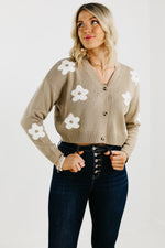 The Halle Floral Cropped Cardigan - FINAL SALE