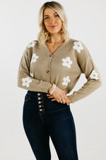 The Halle Floral Cropped Cardigan - FINAL SALE