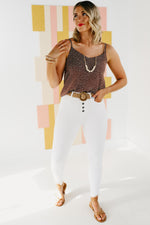 The Lorel Dot Print Camisole Tank Top - FINAL SALE