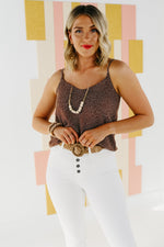 The Lorel Dot Print Camisole Tank Top - FINAL SALE