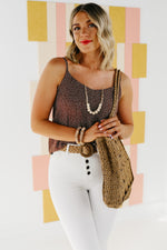 The Lorel Dot Print Camisole Tank Top - FINAL SALE