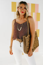 The Lorel Dot Print Camisole Tank Top - FINAL SALE