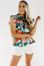 The Gianna Flutter Sleeve Top - FINAL SALE