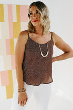 The Lorel Dot Print Camisole Tank Top - FINAL SALE