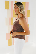 The Lorel Dot Print Camisole Tank Top - FINAL SALE