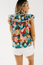 The Gianna Flutter Sleeve Top - FINAL SALE