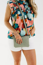 The Reba Woven Convertible Bag
