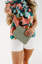 The Reba Woven Convertible Bag