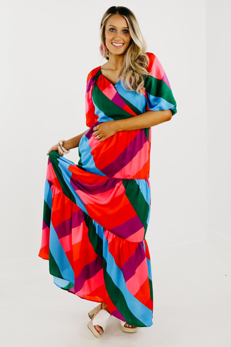 The Diana Tiered Ruffle Maxi Dress - FINAL SALE