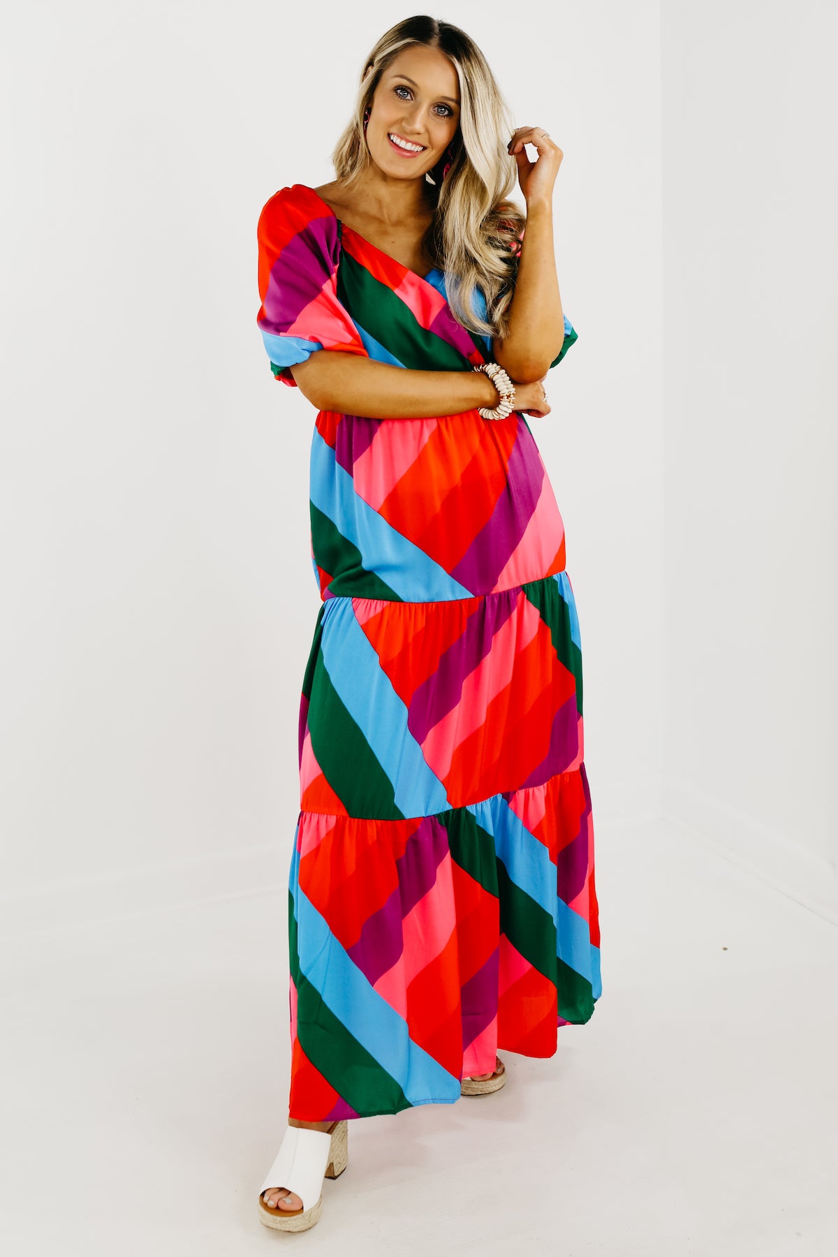 The Diana Tiered Ruffle Maxi Dress - FINAL SALE