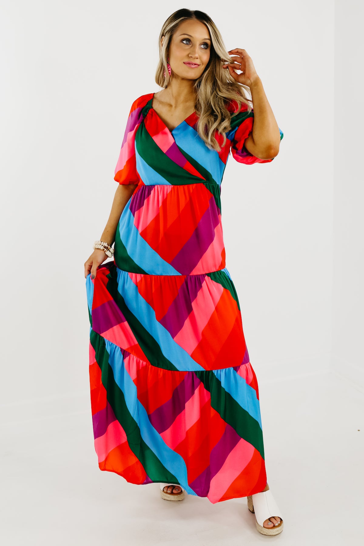 The Diana Tiered Ruffle Maxi Dress - FINAL SALE