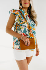 The Reba Woven Convertible Bag
