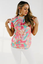 The Dana Flutter Sleeve Blouse - FINAL SALE