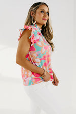 The Dana Flutter Sleeve Blouse - FINAL SALE