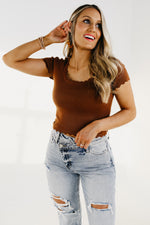 The Scarlett Ribbed Scalloped Top - FINAL SALE