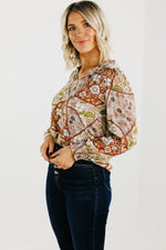 The Zion Balloon Sleeve Blouse