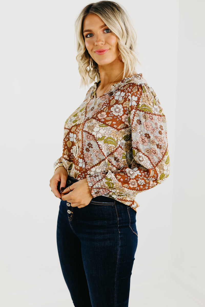 The Zion Balloon Sleeve Blouse