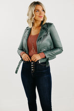 The Merit Faux Leather Jacket
