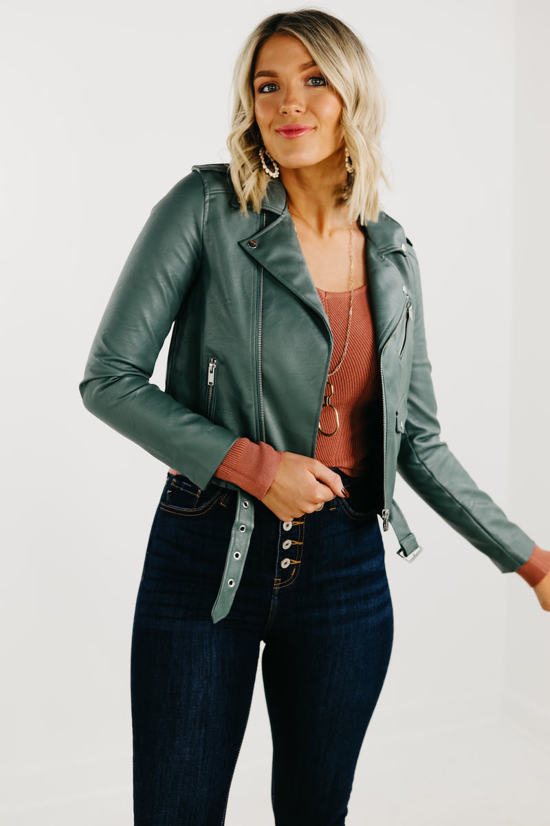 The Merit Faux Leather Jacket
