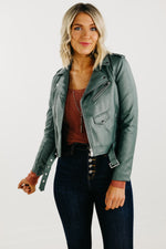 The Merit Faux Leather Jacket