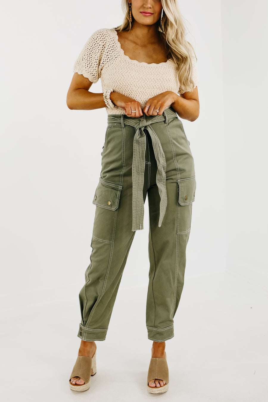 The Flint Belted Cargo Pants - FINAL SALE