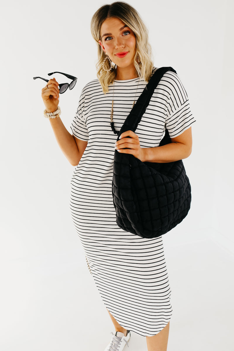 The Dupree Slouchy Quilted Tote