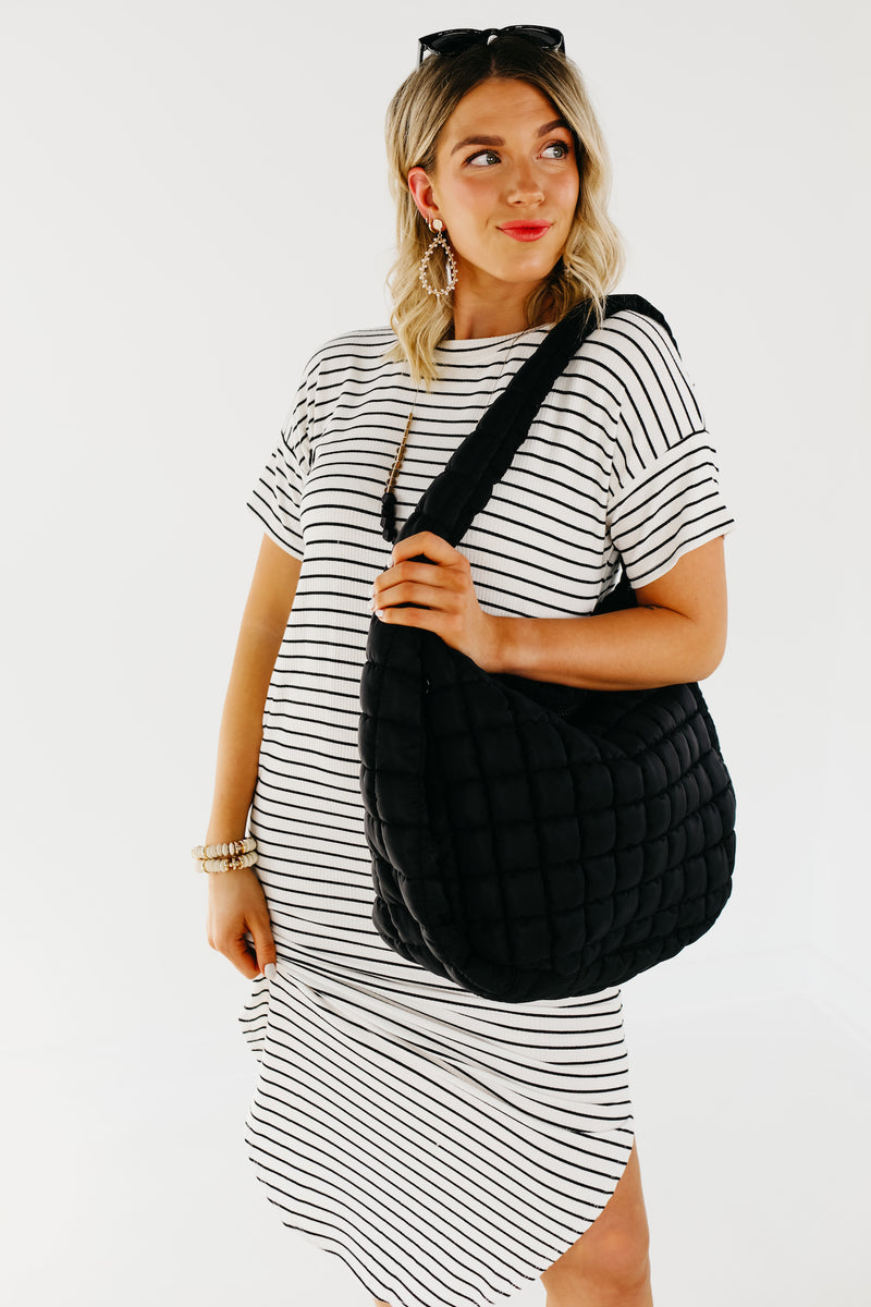 The Dupree Slouchy Quilted Tote