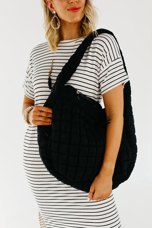 The Dupree Slouchy Quilted Tote