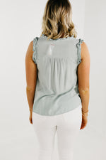The Colette Ruched Sleeveless Top - FINAL SALE