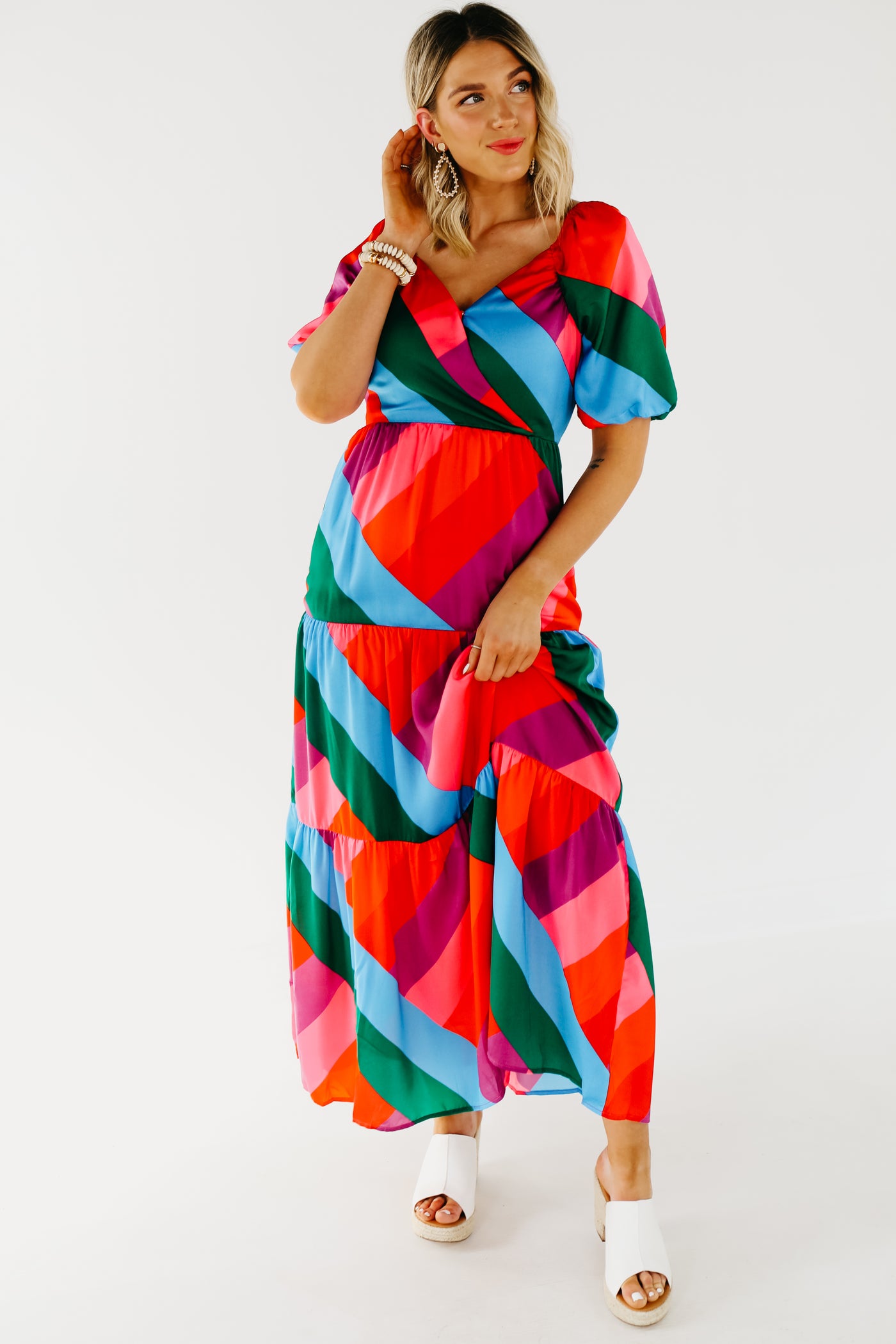 The Diana Tiered Ruffle Maxi Dress - FINAL SALE