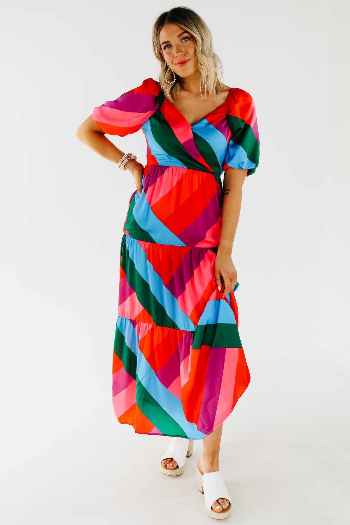 The Diana Tiered Ruffle Maxi Dress - FINAL SALE