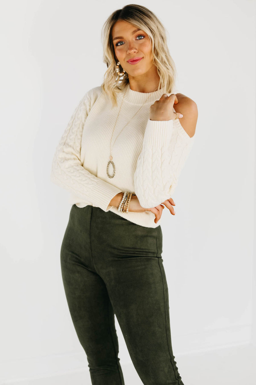 The Thorne Cold Shoulder Sweater - FINAL SALE