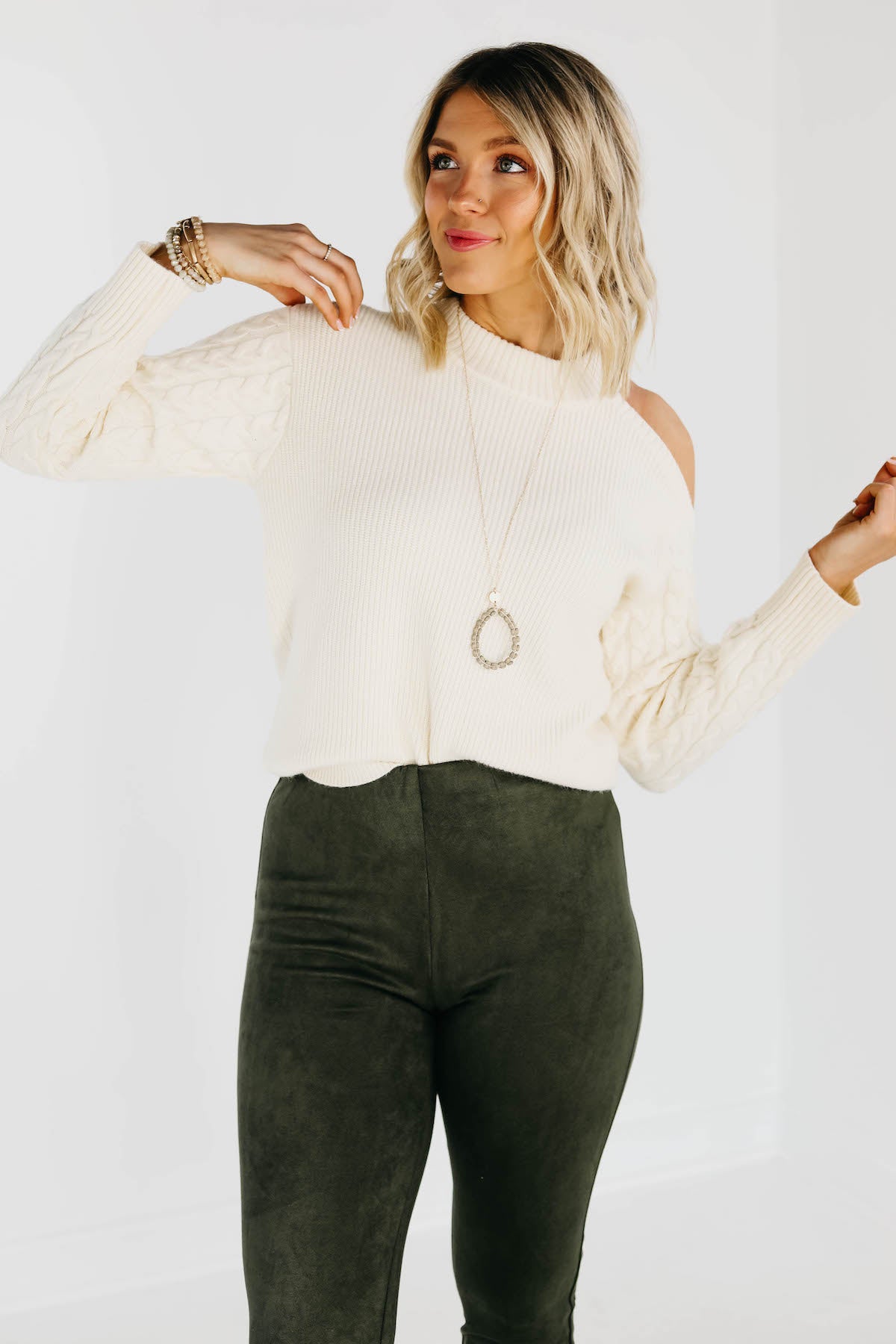 The Thorne Cold Shoulder Sweater - FINAL SALE