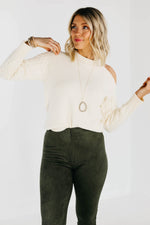 The Thorne Cold Shoulder Sweater - FINAL SALE