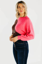 The Shabrie Wavy Color Block Sweater - FINAL SALE