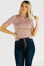 The Tuttle Floral Lettuce Trim Top - FINAL SALE