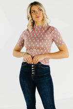 The Tuttle Floral Lettuce Trim Top - FINAL SALE