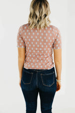 The Tuttle Floral Lettuce Trim Top - FINAL SALE