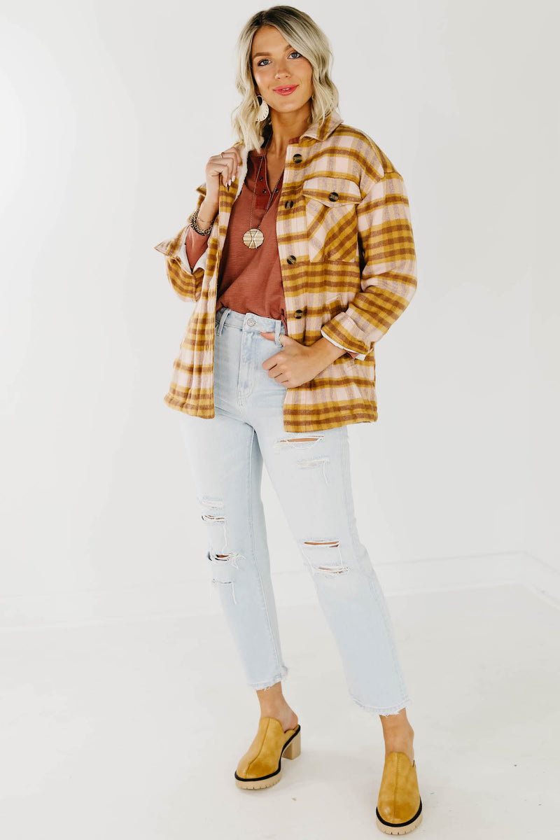 The Brayden Fleece Lined Shacket