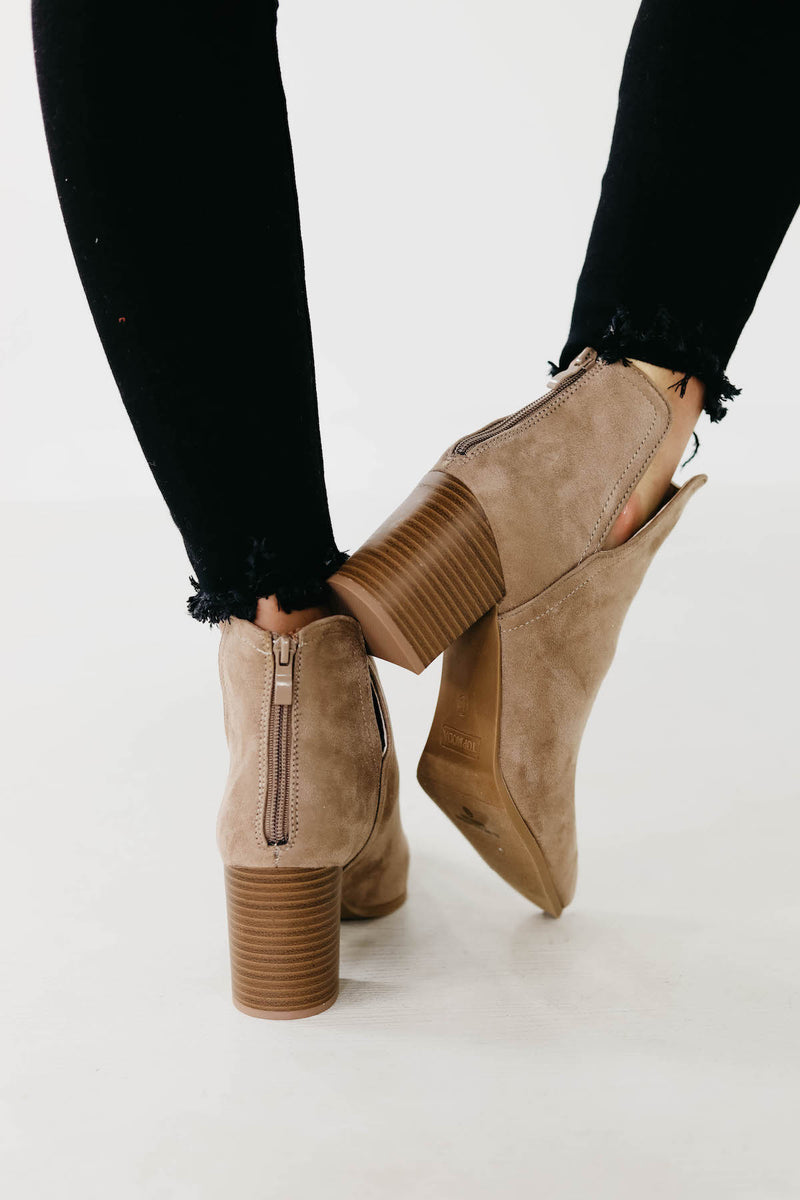 The Iris Bootie - Taupe - FINAL SALE
