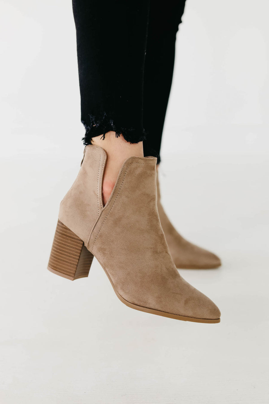The Iris Bootie - Taupe - FINAL SALE