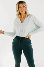 The Mercy Waffle Henley Shirt - FINAL SALE