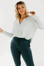 The Mercy Waffle Henley Shirt - FINAL SALE