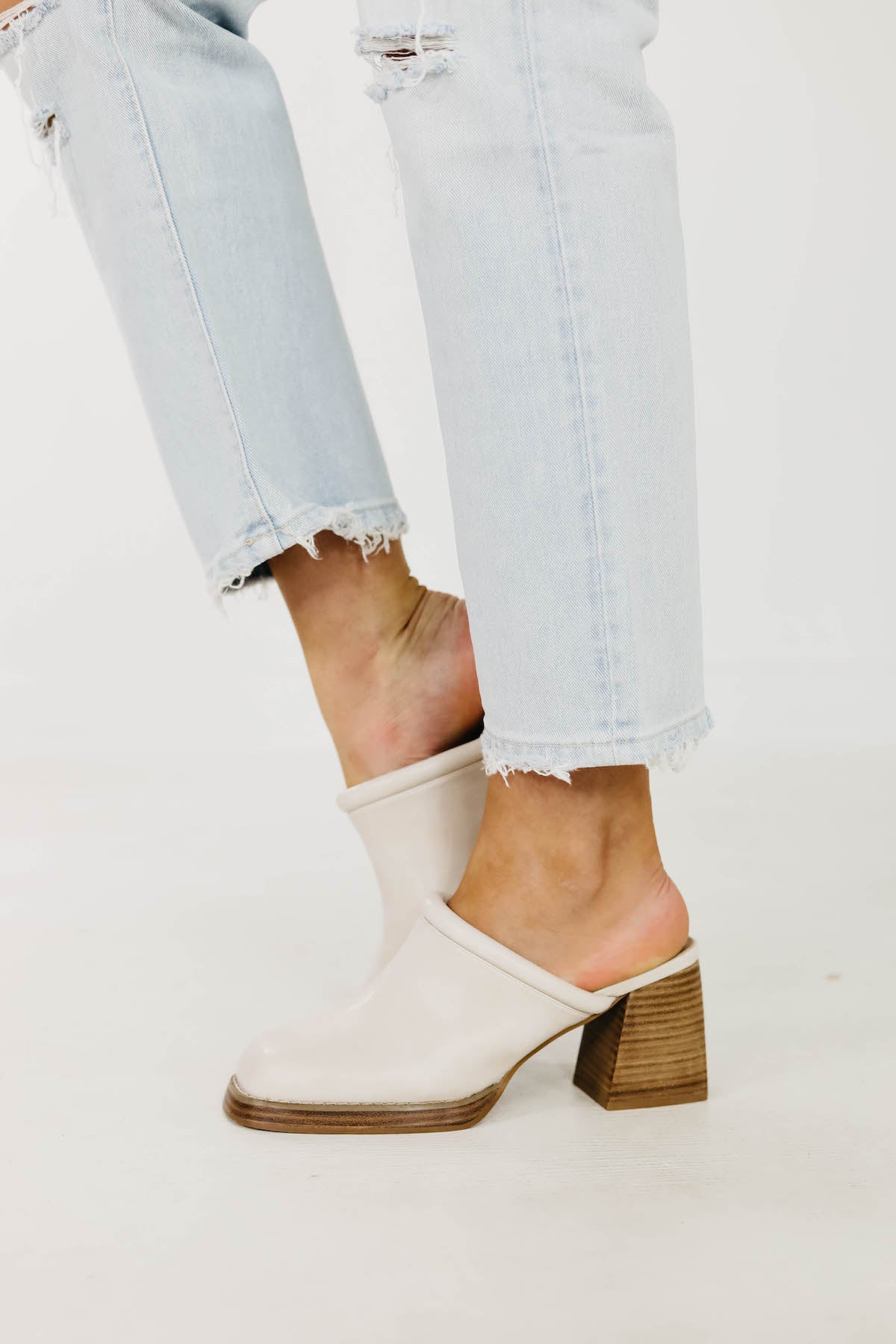 The Francesca Square Toe Mule