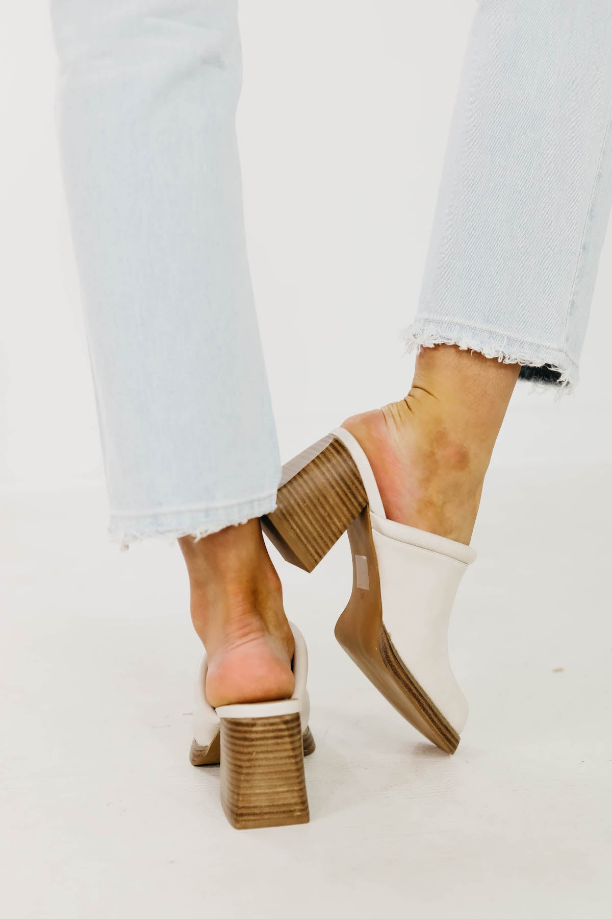 The Francesca Square Toe Mule