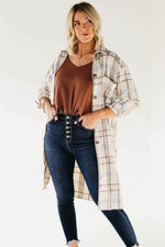 The Griffin Longline Plaid Shacket