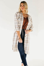 The Griffin Longline Plaid Shacket