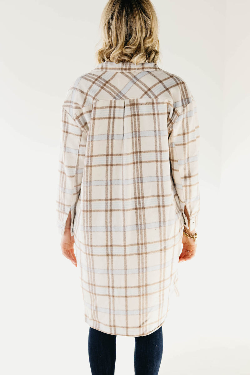 The Griffin Longline Plaid Shacket